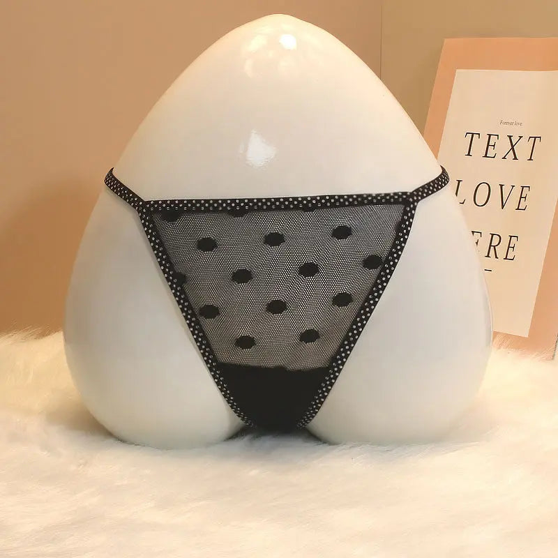 Japanese-style thong, candy-colored, mesh one-piece sexy panties for women. 我的商店