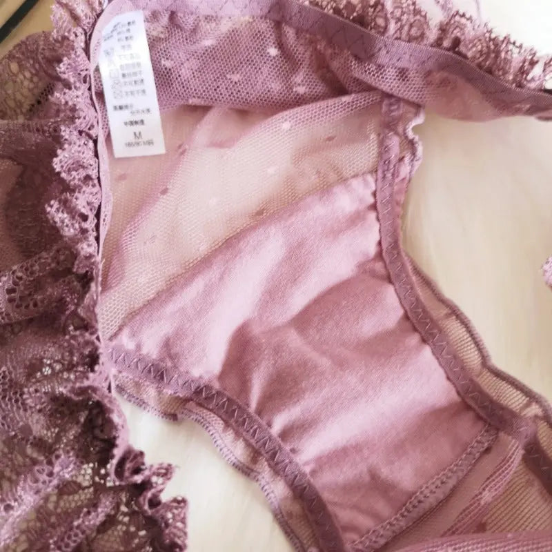 Multi-color, high-quality, lightweight and comfortable mesh lace panties for women - breathable briefs. 我的商店