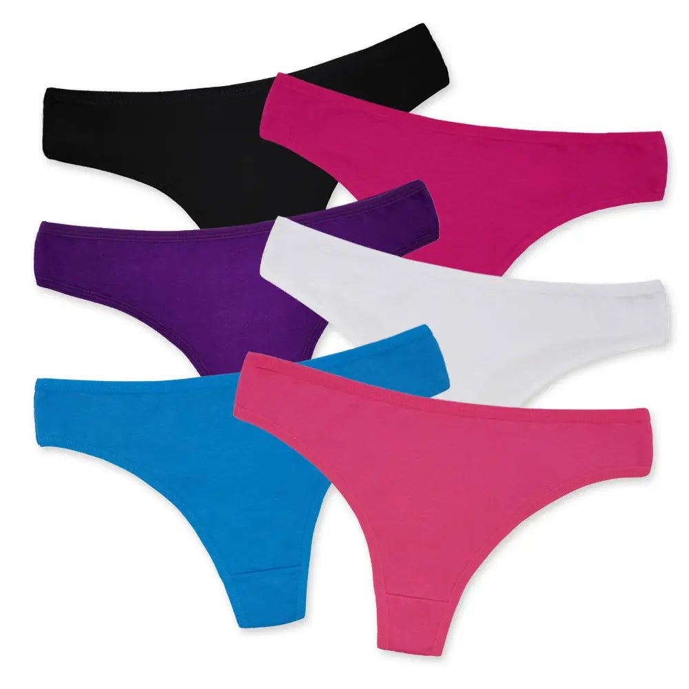 New women's underwear manufacturer supply, cotton solid color women's thong, cross-border women's T-pants - Alice Thong