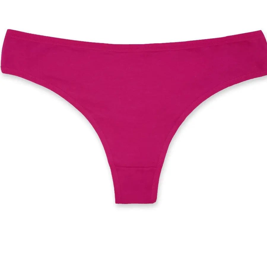 New women's underwear manufacturer supply, cotton solid color women's thong, cross-border women's T-pants - Alice Thong