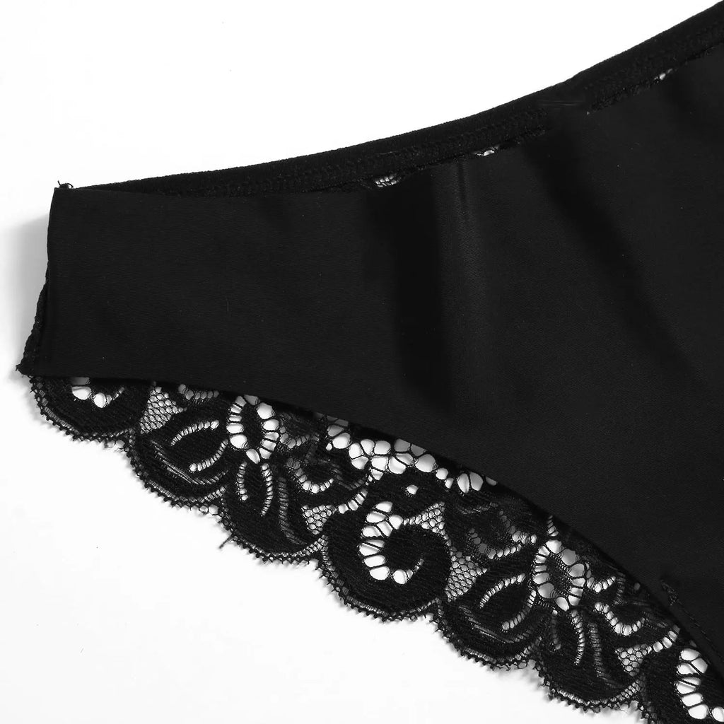 Summer new style women's sexy lace seamless women's underwear low waist solid color fashion briefs Alice Thong