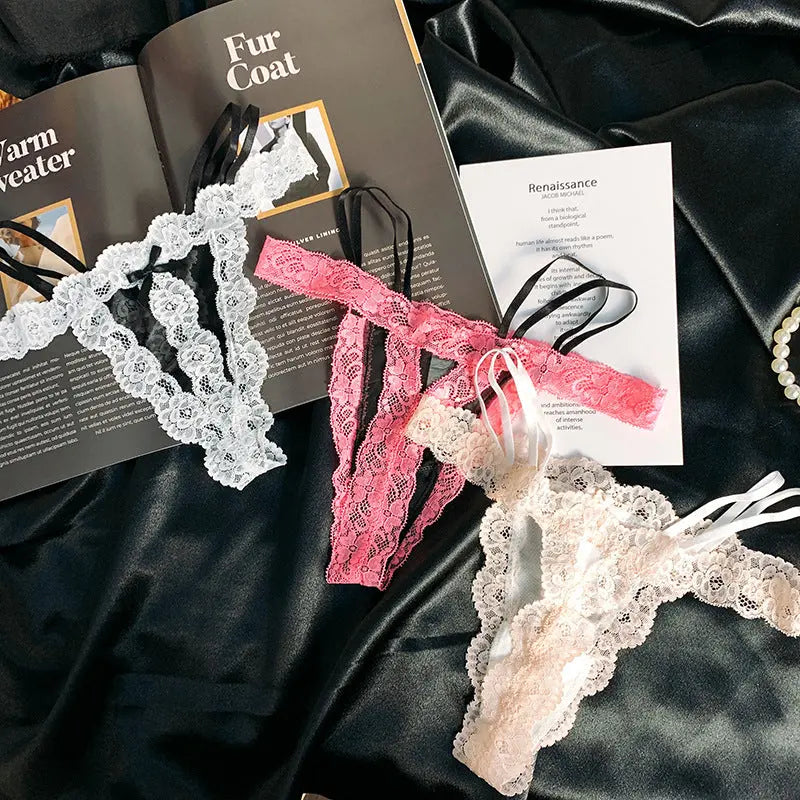 Women's Sexy Thongs & Lace Panties - Seductive, Feminine Underwear Collection for You 我的商店