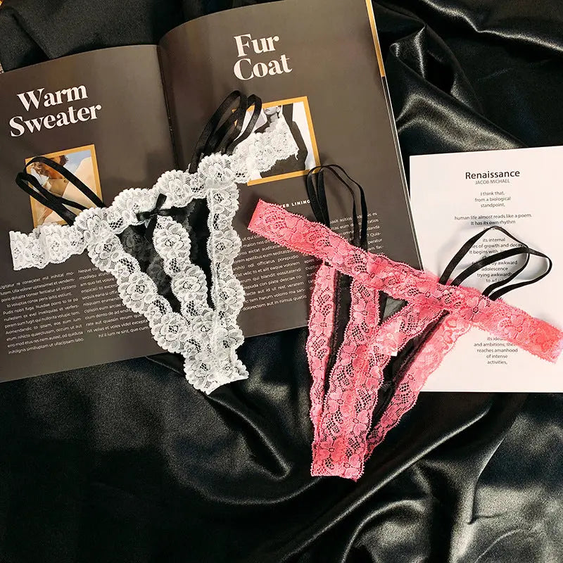 Women's Sexy Thongs & Lace Panties - Seductive, Feminine Underwear Collection for You 我的商店